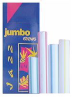 Striped Jumbo Straw