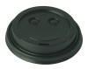 Black Domed Sip-Through Lids