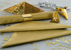 Silver & Gold Napkin Range